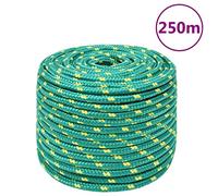 Solivagant Corde de Bateau Vert 12 mm 250 m Polypropylène,(16.18 KG)