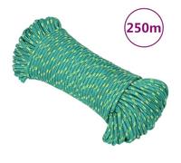 Solivagant Corde de Bateau Vert 3 mm 250 m Polypropylène,(1.2 KG)