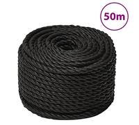 Solivagant Corde de Travail Noir 24 mm 50 m polypropylène,(12.54 KG)