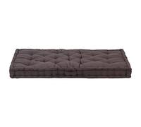 Solivagant Coussin de Plancher de Palette Coton 120x80x10 cm Anthracite,(9.82 KG)