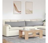 Solivagant Coussins de canapé 2 pcs Gris Nuage 145 x 40 cm Tissu,(4.9 KG)