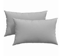 Solivagant Coussins de canapé 2 pcs Gris Nuage 50 x 30 cm Tissu,(1.56 KG)