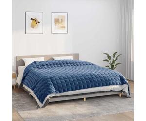 Solivagant Couverture lestée Bleu 220x260 cm 11 kg Tissu,(11.61 KG)