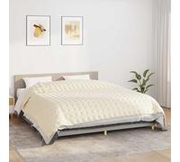 Solivagant Couverture lestée Crème Clair 220x260 cm 11 kg Tissu,(11.57 KG)