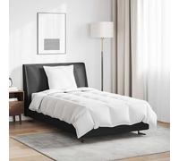 Solivagant Duvet d'été Simple avec Oreiller 2 pcs Blanc Plume de Canard,(2.63 KG)
