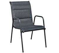 Solivagant Ensemble à Manger d'extérieur 9 pcs Acier Noir,(65.35 KG)