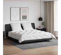 Solivagant Ensemble de Duvet 3 pcs Blanc Microfibre et Plumes d'oie,(9.8 KG)