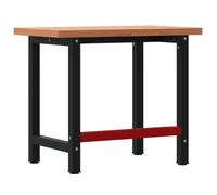 Solivagant Établi 100x60x83 cm Bois Massif de hêtre rectangulaire,(25.78 KG)