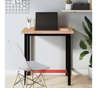 Solivagant Établi 80x55x81,5 cm Bois Massif de hêtre et métal,(16.48 KG)