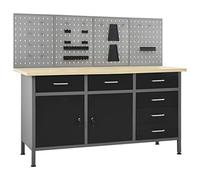 Solivagant Établi avec 4 Panneaux muraux,(74.6 KG)