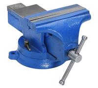 Solivagant Étau d'établi Bleu 150 mm Fonte,(12.3 KG)