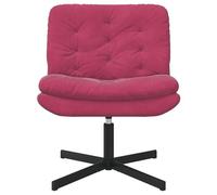 Solivagant Fauteuil Relaxant pivotant Bordeaux 63 x 75 x 76 cm Velours,(13.7 KG)