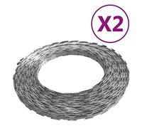 Solivagant Fils barbelés BTO-22 2 pcs 100 m Acier,(9.4 KG)