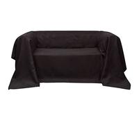 Solivagant Housse de canapé Micro-suède Marron 140x210 cm,(0.31 KG)