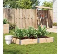 Solivagant Jardinière 150x100 cm Bois de pin Massif,(12.8 KG)