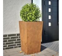 Solivagant Jardinière 45x45x75 cm Acier rést aux intempéries,(8.99 KG)