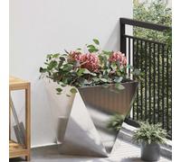 Solivagant Jardinière Argent 50 x 50 x 50 cm Acier Inoxydable,(8 KG)