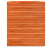 Solivagant Jardinière Cire Marron 90x60x72,5 cm Bois de pin Massif,(43.6 KG)