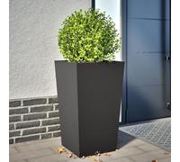 Solivagant Jardinière Noir 45x45x75 cm Acier,(8.99 KG)