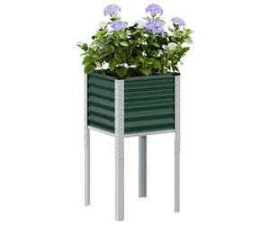 Solivagant Jardinière Vert 45x45x88 cm Acier,(6.75 KG)