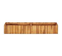 Solivagant Lit surélevé de Jardin 150x30x25 cm Bois Massif d'acacia,(12.2 KG)