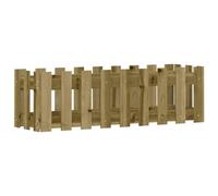 Solivagant Lit surélevé de Jardin Design de clôture Bois de pin imprégné,(4.3 KG)