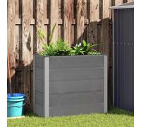 Solivagant Lit surélevé de Jardin WPC 100x50x91 cm Gris,(26.3 KG)