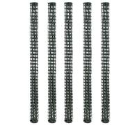 Solivagant Mailles de clôture de Jardin 5 pcs PEHD 1x1,2 m Vert,(2.55 KG)