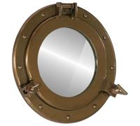Solivagant Miroir en Forme de hublot Mural Ø30 cm Aluminium et Verre,(1.67 KG)-7852