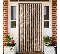 Solivagant Moustiquaire Beige et Marron Clair 100x220 cm Chenille,(2.2 KG)