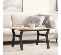 Solivagant Pieds de Table Basse Cadre en Y 70x60x43 cm Acier,(6.68 KG)