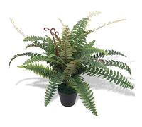 Solivagant Plante Artificielle avec Pot Fougère 60 cm Vert,(1.55 KG)