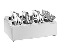 Solivagant Porte-Couverts 8 grilles Rectangulaire Acier Inoxydable,(4.6 KG)