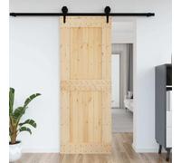 Solivagant Porte Narvik 85x210 cm Bois Massif de pin,(27 KG)-4438