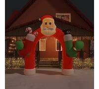 Solivagant Porte voûtée Gonflable de Noël avec LED 320 cm,(3.49 KG)