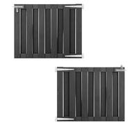 Solivagant Portillon WPC 100x80 cm Gris,(9.4 KG)