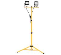 Solivagant Projecteur à LED avec trépied 2x50 W Blanc Chaud,(3.88 KG)