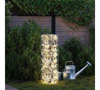 Solivagant Robinet Gabion Argenté 25 x 25 x 100 cm Acier Inoxydable,(4.35 KG)