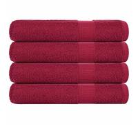 Solivagant Serviettes de Sauna FROGN 4 pcs Bordeaux 80x200cm 360 g/m²,(2.57 KG)