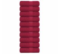 Solivagant Serviettes d'invité FROGN 10pcs Bordeaux 30x50 cm 360 g/m²,(0.83 KG)