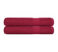Solivagant Serviettes FROGN 2 pcs Bordeaux 100x200 cm 360 g/m²,(1.77 KG)