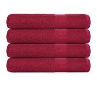 Solivagant Serviettes FROGN 4 pcs Bordeaux 100x200 cm 360 g/m²,(3.1 KG)