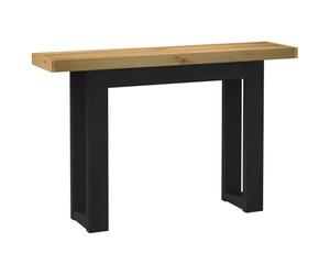Solivagant Table Console NOAIN Pieds en Forme de U 120x30x75 cm Massif pin,(13.95 KG)