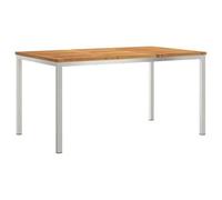 Solivagant Tableàmanger Marron 150 x 90 x 75 cm Bois d'Acacia Massif,(21 KG)