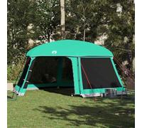 Solivagant Tente Piscine Toit Amovible parois Maille Vert d'eau 618x532 cm,(14.22 KG)