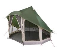 Solivagant Tente Tipi familiale avec Toit Vert 404 x 370 x 270 cm,(10.06 KG)