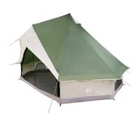 Solivagant Tente Tipi familiale avec Toit Vert et Beige 400 x 346 x 250 cm,(7.65 KG)
