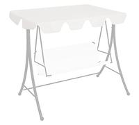 Solivagant Toit de Rechange de balançoire Blanc 150/130x105/70 cm,(1.22 KG)
