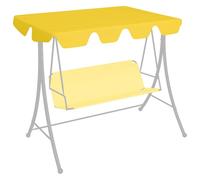 Solivagant Toit de Rechange de balançoire Jaune 150/130x105/70 cm,(1.22 KG)