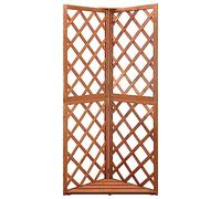 Solivagant Treillis d'angle 50x50x145 cm Bois de Sapin Massif,(4.05 KG)